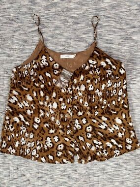 NWOT Lush Women Top Sz Small | Lush Leopard Print Top